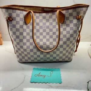 Louis Vuitton Damier Azur Neverfull MM